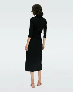Hot Diane von Furstenberg Abigail Silk Jersey Maxi Wrap Dress