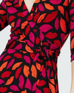 Discount Diane von Furstenberg Abigail Silk Jersey Midi Wrap Dress