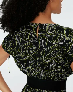 Online Diane von Furstenberg Andra Mesh Jumpsuit