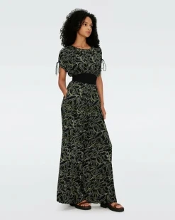 Online Diane von Furstenberg Andra Mesh Jumpsuit