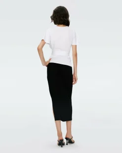 Online Diane von Furstenberg Archer Skirt In Black