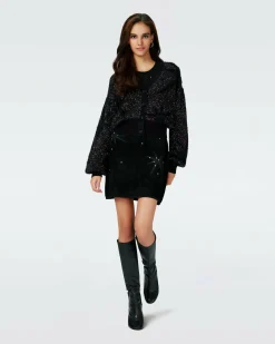 Fashion Diane von Furstenberg Aridina Sequin Jacquard Cardigan