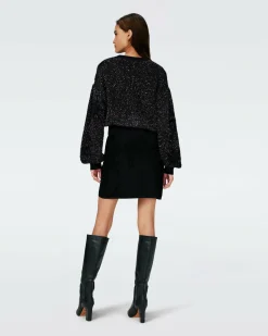 Fashion Diane von Furstenberg Aridina Sequin Jacquard Cardigan