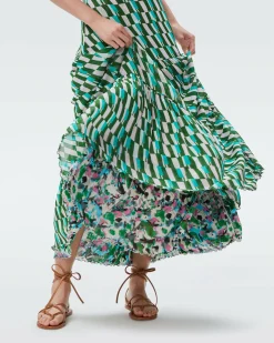 Sale Diane von Furstenberg Austria Reversible Mesh Skirt