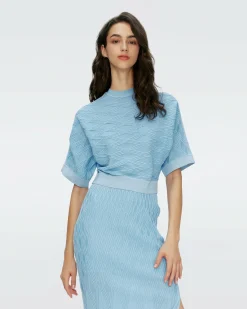 Clearance Diane von Furstenberg Cairo Knit Jacquard Top