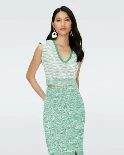 Hot Diane von Furstenberg Claud Crochet Top