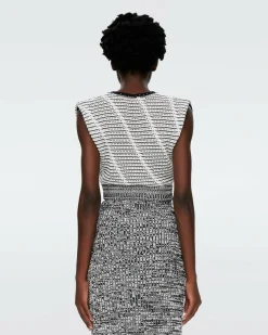 Online Diane von Furstenberg Claud Crochet Top