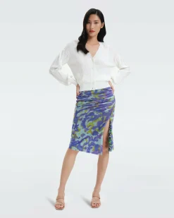 Sale Diane von Furstenberg Dariella Reversible Mesh Skirt