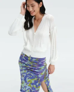 Sale Diane von Furstenberg Dariella Reversible Mesh Skirt