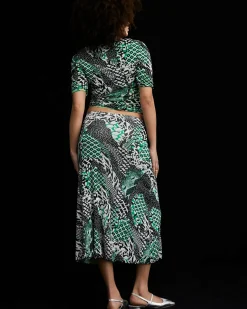 Hot Diane von Furstenberg Darlene Reversible Mesh Skirt