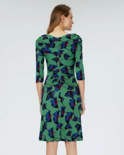 Online Diane von Furstenberg Dvf Jim Dress In Falling Gingko Venus Gn Med