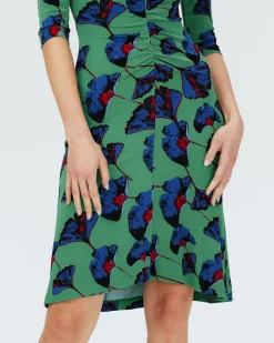 Online Diane von Furstenberg Dvf Jim Dress In Falling Gingko Venus Gn Med