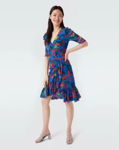 Best Diane von Furstenberg Eldoris Midi Mesh Dress