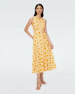 Fashion Diane von Furstenberg Elliot Midi Dress