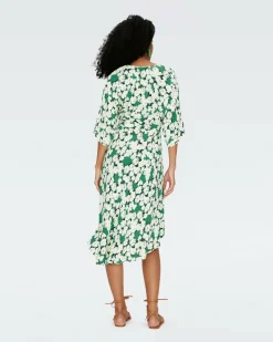 Fashion Diane von Furstenberg Eloise Faux Wrap Midi Dress