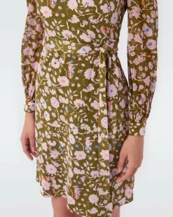 Best Diane von Furstenberg Gala Silk Jersey Mini Wrap Dress