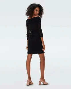 Discount Diane von Furstenberg Ganesa Mesh Mini Dress