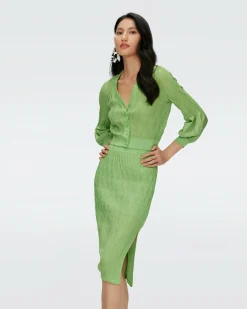 Hot Diane von Furstenberg Gisele Knit Jacquard Skirt