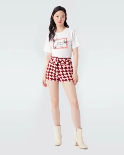 Outlet Diane von Furstenberg Gramercy Boucled Wool Shorts