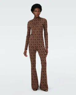 Discount Diane von Furstenberg Greg Jacquard Pants