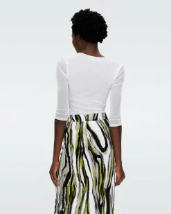 Clearance Diane von Furstenberg Hailey Mesh Top
