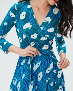 Hot Diane von Furstenberg Irina Silk Jersey Wrap Dress
