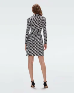New Diane von Furstenberg Jeanne Silk Jersey Wrap Dress