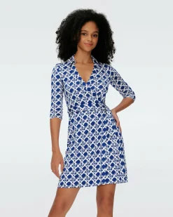 Fashion Diane von Furstenberg Jeanne Silk Jersey Wrap Dress