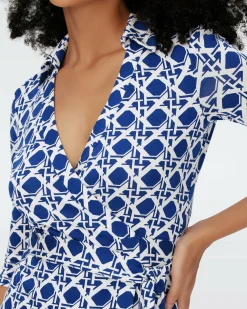 Fashion Diane von Furstenberg Jeanne Silk Jersey Wrap Dress