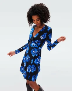 Discount Diane von Furstenberg Julian Silk Jersey Wrap Dress