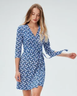 Fashion Diane von Furstenberg Julian Silk Jersey Wrap Dress