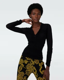 Sale Diane von Furstenberg Julie Mesh Top