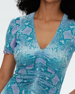 Sale Diane von Furstenberg Koren Reversible Mesh Dress