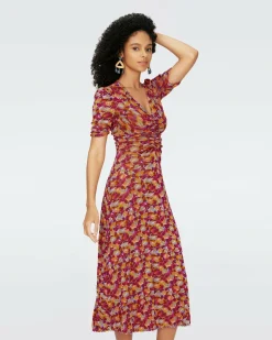 Online Diane von Furstenberg Koren Reversible Mesh Dress