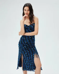 Outlet Diane von Furstenberg Lester Mesh Dress