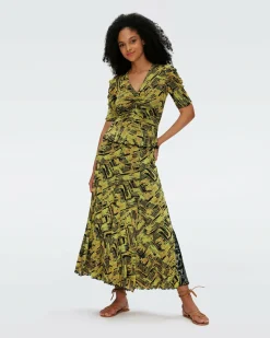 Online Diane von Furstenberg Louis Reversible Mesh Skirt