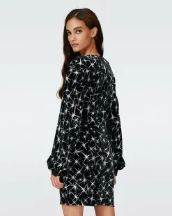 New Diane von Furstenberg Mimi Velvet Dress