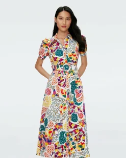 Online Diane von Furstenberg Paddy Cotton Dress