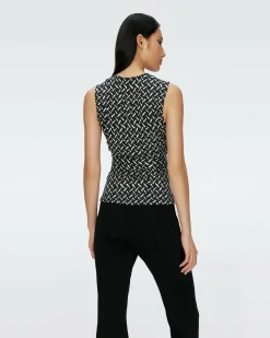 Sale Diane von Furstenberg Rachael Wrap Top