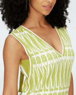 Fashion Diane von Furstenberg Reilly Knit Jacquard Top