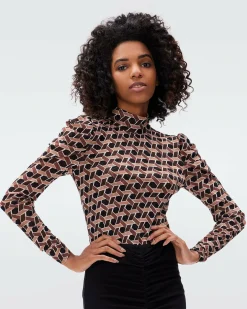 Outlet Diane von Furstenberg Remy Mesh Top