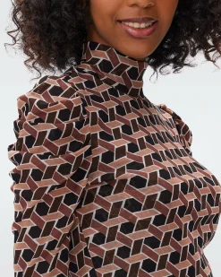 Outlet Diane von Furstenberg Remy Mesh Top