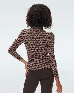 Outlet Diane von Furstenberg Remy Mesh Top