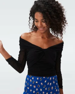 Hot Diane von Furstenberg Salem Mesh Bodysuit