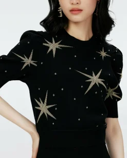 Outlet Diane von Furstenberg Willa Knit Jacquard Sweater