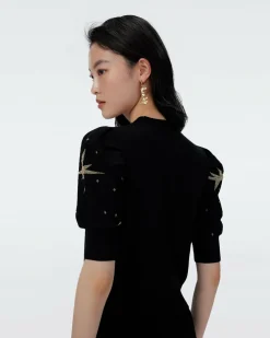 Outlet Diane von Furstenberg Willa Knit Jacquard Sweater